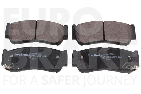 EUROBRAKE stabdžių trinkelių rinkinys, diskinis stabdys 5502223428