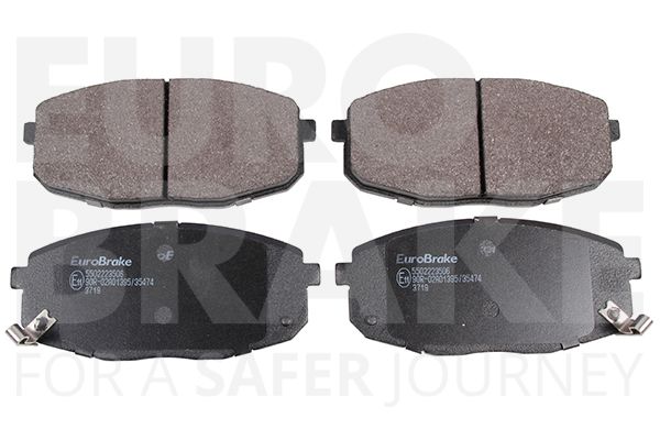 EUROBRAKE stabdžių trinkelių rinkinys, diskinis stabdys 5502223506