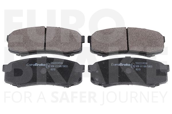 EUROBRAKE Комплект тормозных колодок, дисковый тормоз 5502224538