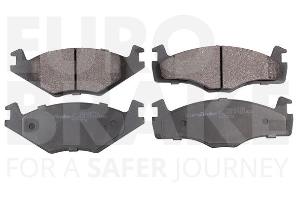 EUROBRAKE stabdžių trinkelių rinkinys, diskinis stabdys 5502224716