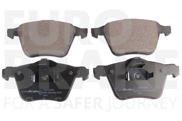 EUROBRAKE stabdžių trinkelių rinkinys, diskinis stabdys 5502224826