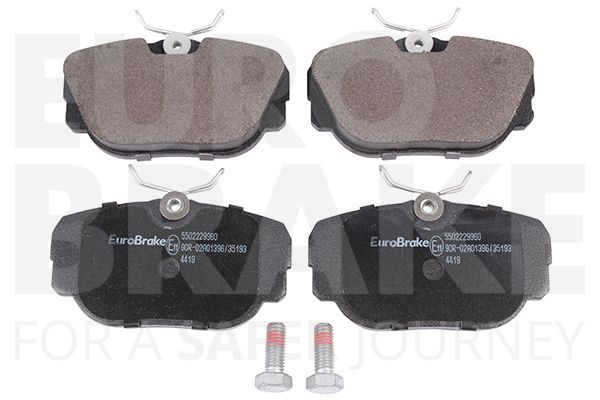 EUROBRAKE stabdžių trinkelių rinkinys, diskinis stabdys 5502229960