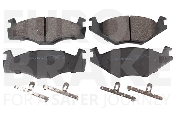 EUROBRAKE Комплект тормозных колодок, дисковый тормоз 5502229969