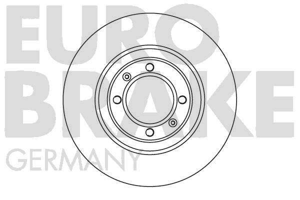 EUROBRAKE Тормозной диск 5815201006