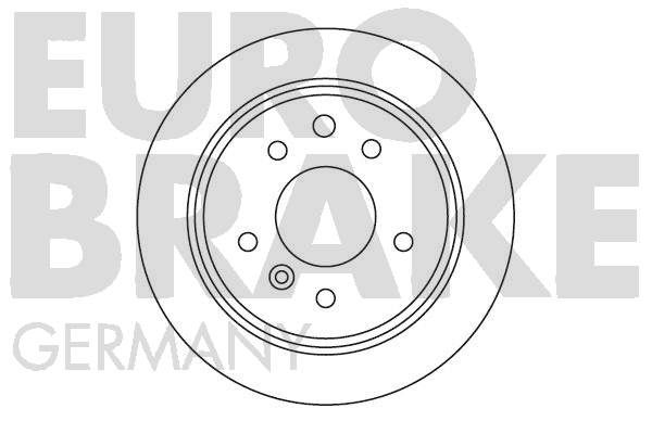 EUROBRAKE Тормозной диск 5815201217