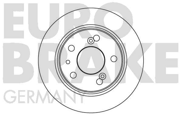 EUROBRAKE Тормозной диск 5815201910