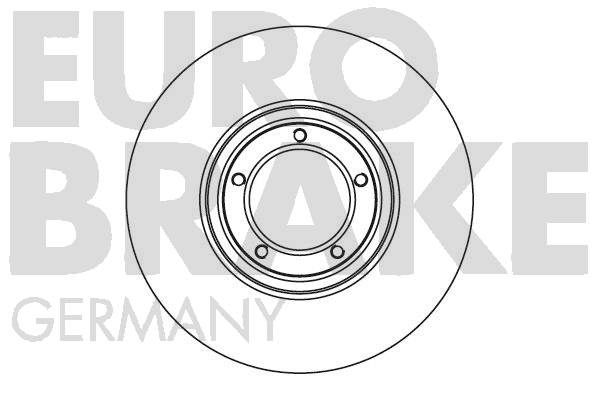 EUROBRAKE Тормозной диск 5815202518
