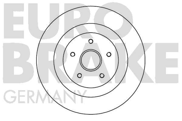 EUROBRAKE Тормозной диск 5815203952