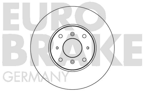 EUROBRAKE stabdžių diskas 5815204010