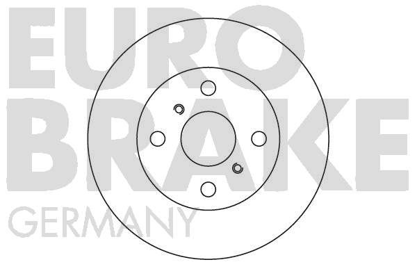 EUROBRAKE Тормозной диск 5815204551