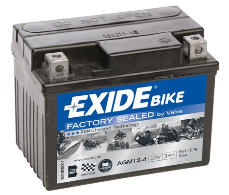 EXIDE Стартерная аккумуляторная батарея AGM12-4