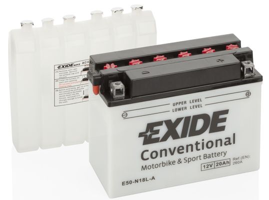 EXIDE Стартерная аккумуляторная батарея E50-N18L-A