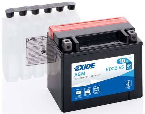 EXIDE Стартерная аккумуляторная батарея ETX12-BS