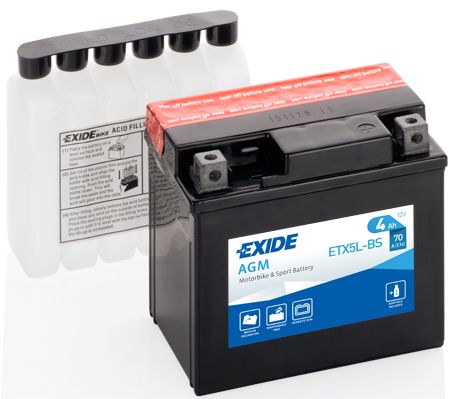 EXIDE starterio akumuliatorius ETX5L-BS