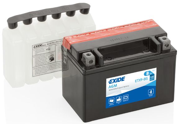 EXIDE Стартерная аккумуляторная батарея ETX9-BS
