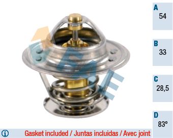 FAE termostatas, aušinimo skystis 5302483