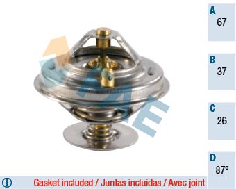 FAE termostatas, aušinimo skystis 5304487