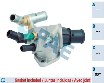 FAE Термостат, охлаждающая жидкость 5338288