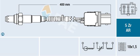 FAE lambda jutiklis 75096