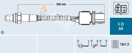 FAE lambda jutiklis 75139