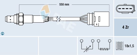 FAE lambda jutiklis 77150