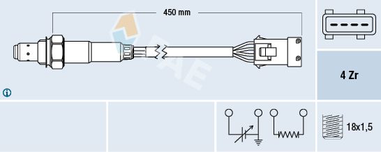 FAE lambda jutiklis 77162