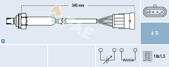 FAE lambda jutiklis 77300