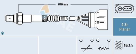 FAE lambda jutiklis 77302