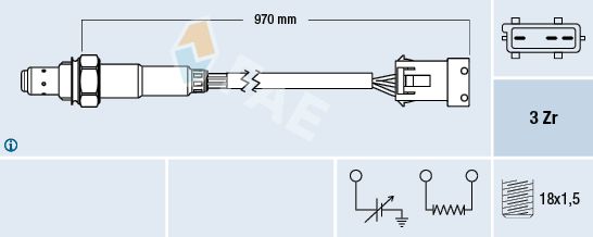 FAE lambda jutiklis 77306