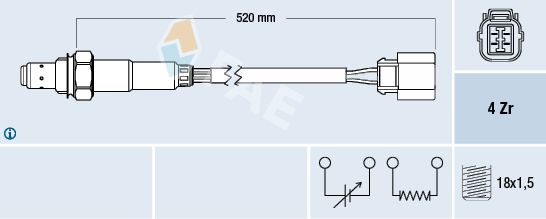 FAE lambda jutiklis 77318