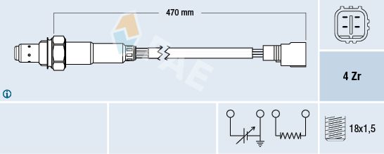 FAE lambda jutiklis 77331