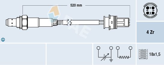 FAE lambda jutiklis 77335