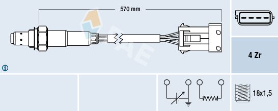 FAE lambda jutiklis 77340