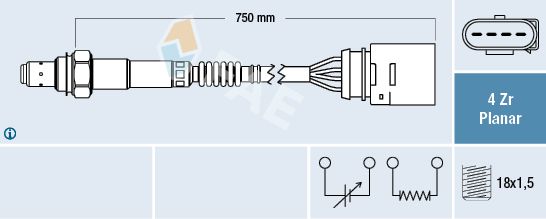 FAE lambda jutiklis 77405