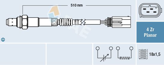 FAE lambda jutiklis 77428