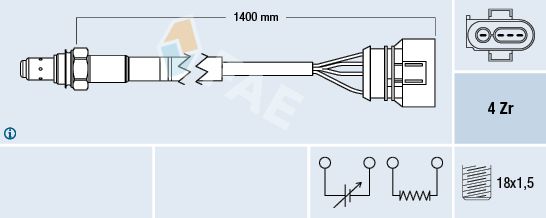 FAE lambda jutiklis 77461