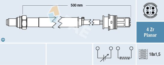 FAE lambda jutiklis 77491