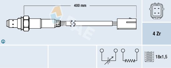 FAE lambda jutiklis 77507