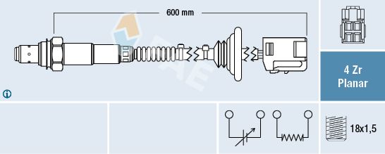 FAE lambda jutiklis 77521