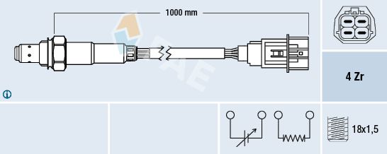 FAE lambda jutiklis 77605