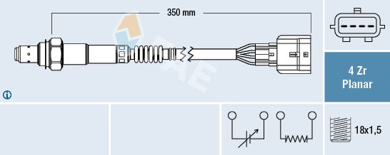 FAE lambda jutiklis 77625