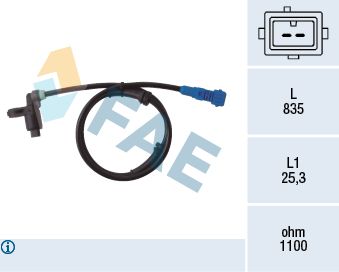 FAE Датчик, частота вращения колеса 78021