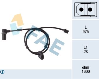 FAE Датчик, частота вращения колеса 78053