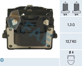 FAE Катушка зажигания 80241