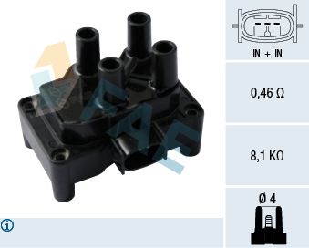 FAE Катушка зажигания 80285