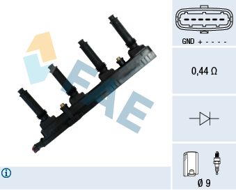 FAE Катушка зажигания 80354