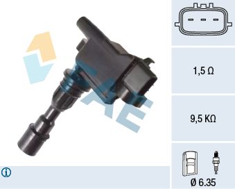 FAE Катушка зажигания 80412