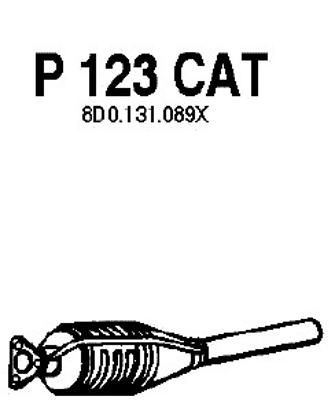 FENNO katalizatoriaus keitiklis P123CAT
