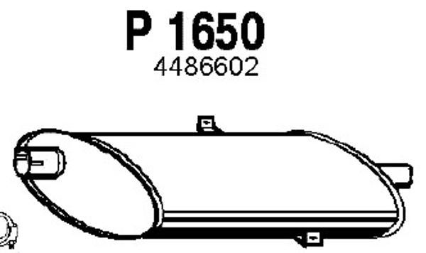 FENNO vidurinis duslintuvas P1650
