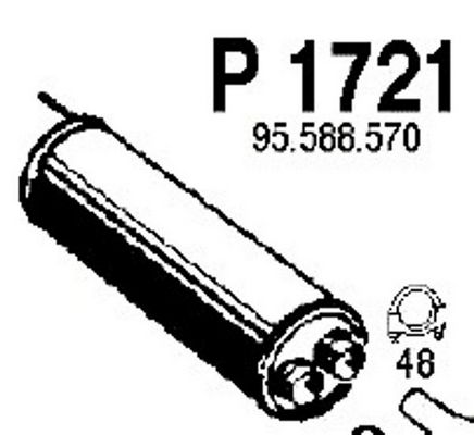 FENNO vidurinis duslintuvas P1721